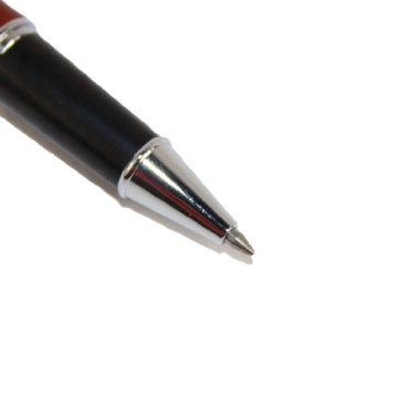 Edle Jinhao 8802 rote Holz Tintenroller mit schwarzer Kappe - 3