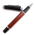 Edle Jinhao 8802 rote Holz Tintenroller mit schwarzer Kappe - 4