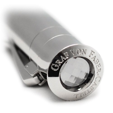 Graf von Faber Castell Pen of the Year 2014 Kolbenfüllfederhalter Schaft mit 6 eingearbeitete Elemente aus Jaspis Feder B - 5