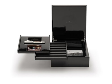 Graf von Faber Castell Pen of the Year 2014 Kolbenfüllfederhalter mit Schaft aus Bernstein Feder M - 5