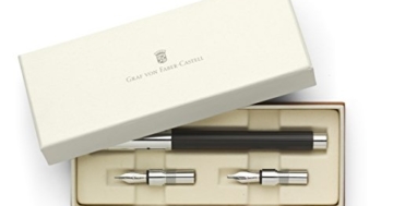 Graf von Faber-Castell Tamitio Kalligrafie Füllfederhalter mit 3 Federn - 1