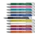 50 x Metallkugelschreiber mit 3 Zierringen inkl. Wunsch-Gravur Farbe | SCHWARZ | wählen Sie aus 20 Schriftarten und 14 verschiedenen Farben Ihren Wunsch-Kugelschreiber - 1