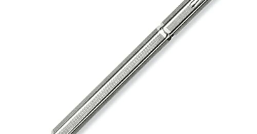 Caran d´Ache 0958.485 Ecridor Retro Füllhalter, Federbreite medium Silber, 1 Stück (1er Pack) - 1