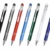 Creativgravur Kugelschreiber Cosmo mit Touchpen Funktion 200 Stück mit Lasergravur, Kulli in 8 Farben mit Gravur ideales Werbegeschenk - 1
