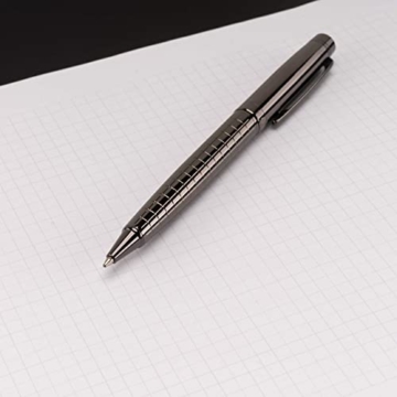HÖRNER URBAN - Hochwertiger Kugelschreiber I Edle Geschenkbox I Schreibfarbe Blau 1 mm I Wechselbare Mine I Strichstärke M I Aus Metall I Ergonomisches edles Design - 2