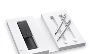 LAMY Geschenk-Set logo brushed Kugelschreiber + Bleistift 106/206 inkl. Laser-Gravur - 1