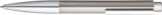 LAMY ideos Kugelschreiber 270 – hochwertiger Kuli aus Messinggehäuse mit Palladium-Veredelung mit einem Clip aus poliertem Edelstahl in der Farbe Silber und einer verchromten Spitze - Strichbreite M - 1