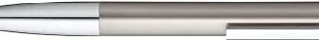 LAMY ideos Kugelschreiber 270 – hochwertiger Kuli aus Messinggehäuse mit Palladium-Veredelung mit einem Clip aus poliertem Edelstahl in der Farbe Silber und einer verchromten Spitze - Strichbreite M - 1