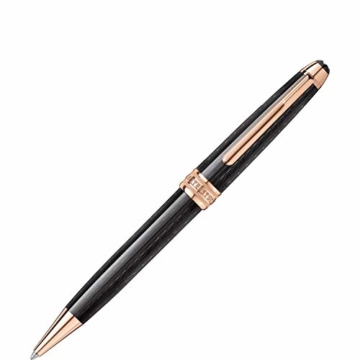 MontBlanc Meisterstuck 90Jahren Classique Rose Gold Trim Kugelschreiber 111533 - 1