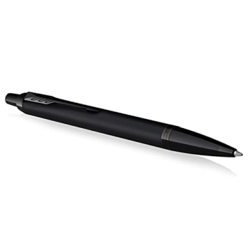 Parker 2127618 IM Kugelschreiber Mattschwarz mit schwarzem Rand mittlere Spitze mit blauer Tinte Geschenkbox - 1