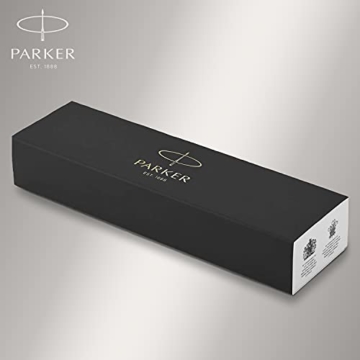 Parker 2127618 IM Kugelschreiber Mattschwarz mit schwarzem Rand mittlere Spitze mit blauer Tinte Geschenkbox - 7