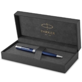 Parker Sonnet Kugelschreiber | Blaue Lackierung | Mittlere Spitze | schwarze Tinte | Geschenkbox - 1