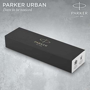 Parker Urban Twist-Kugelschreiber | Metro Metallic mit Chrom-Zierteilen | mit Nachfüllpatrone mit blauer Tinte | Geschenkbox - 7