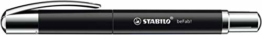 Tintenroller - STABILO beFab! Uni Colors in schwarz - Einzelstift - inklusive Patrone - 1