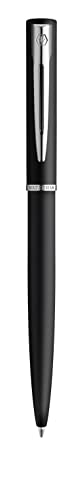 Waterman Allure Kugelschreiber Lack matt schwarz, verchromte Zierteile, Druckmechanik, in Geschenk Schatulle - 2