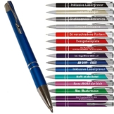 Your Gravur - Kugelschreiber mit Gravur | Cosmo - personalisierter Stift - Werbekugelschreiber mit Wunschtext & Logo - 1-2 Tage Lieferzeit - Anzahl: 100 - 1
