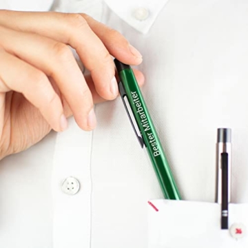 Your Gravur - Kugelschreiber mit Gravur | Kosmos - personalisierter Stift - Werbekugelschreiber in verschiedenen Farben mit Wunschgravur - 1-2 Tage Lieferzeit - Anzahl: 25 - 9