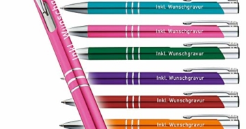 Your Gravur - Kugelschreiber mit Gravur | Scotty - personalisierter Stift - Werbekugelschreiber mit Wunschtext & Logo - 1-2 Tage Lieferzeit - Anzahl: 50 - 1
