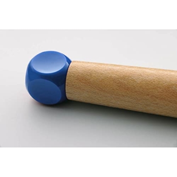LAMY abc Füllhalter 009 – Füller aus Ahornholz und Kunststoff in der Farbe Blau – Stahlfeder, poliert - Federstärke A (Anfänger) - 4
