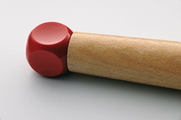 LAMY abc Füllhalter 010 – Füller aus Ahornholz und Kunststoff in der Farbe Rot – Stahlfeder, poliert – Federstärke LH - 5