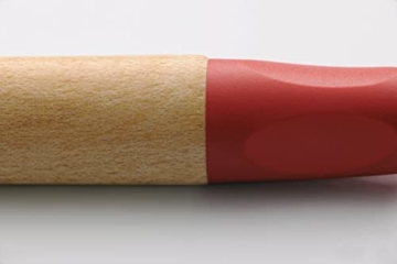 LAMY abc Füllhalter 010 – Füller aus Ahornholz und Kunststoff in der Farbe Rot – Stahlfeder, poliert – Federstärke A (Anfänger) - 4