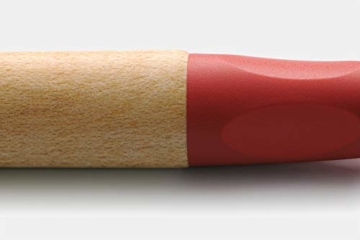 LAMY abc Füllhalter 10 – Füller aus Ahornholz in der Farbe Rot mit Stahlfeder – Federstärke A, inkl. Laser-Gravur, 1 Stück (1er Pack) - 5