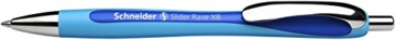 Schneider 132503 Slider Rave XB Kugelschreiber (Strichstärke: XB, dokumentenechte Mine, Schreibfarbe: blau), 1 Stück - 1