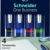 Schneider 183094 One Business Tintenroller (dokumentenecht, Strichstärke 0,6 mm, Made in Germany) 4er Pack (schwarz, blau, rot, grün) - 1